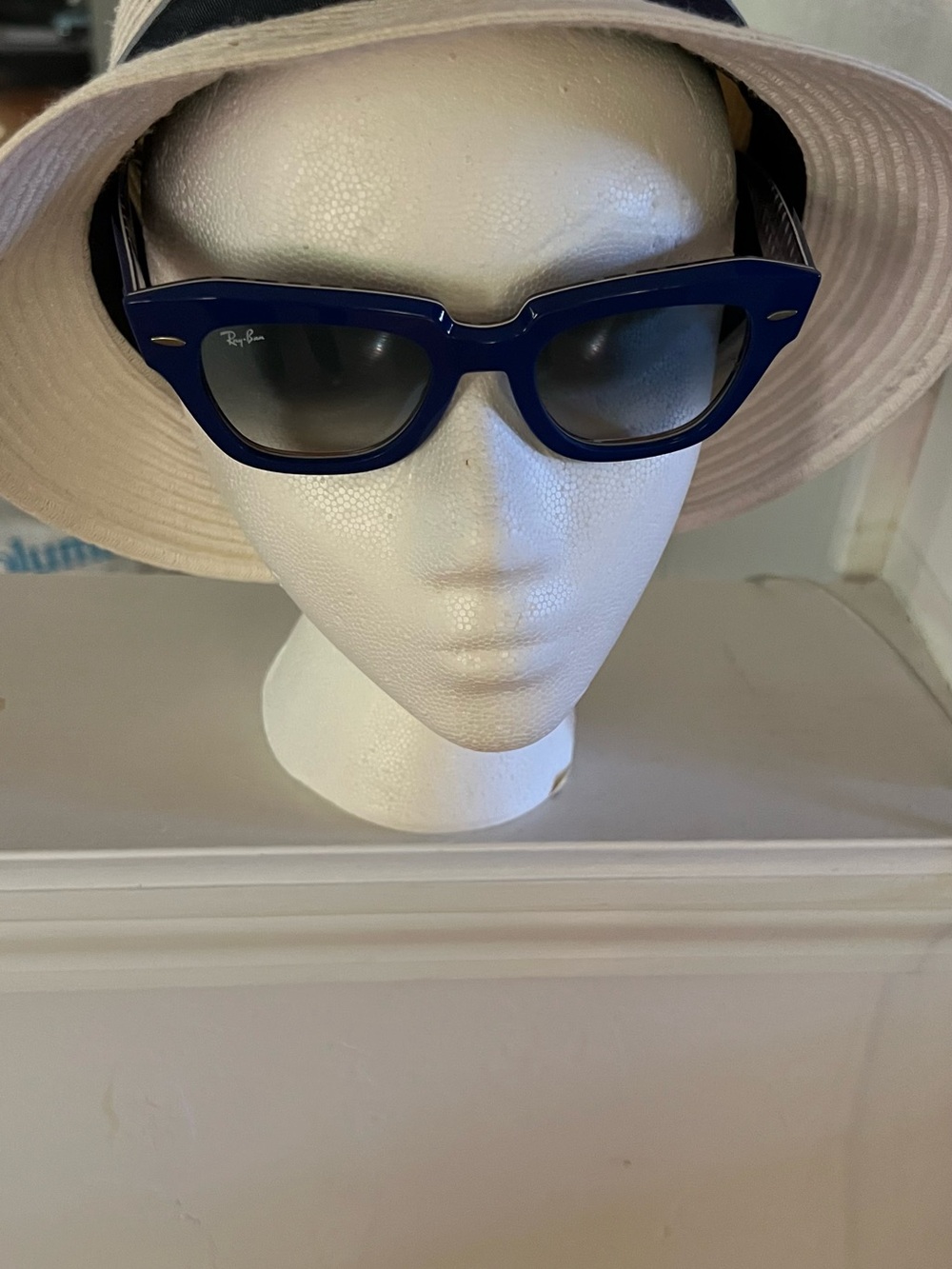 Ray-Ban Women's Deep Blue Square Sunglasses - Picture 11 of 11